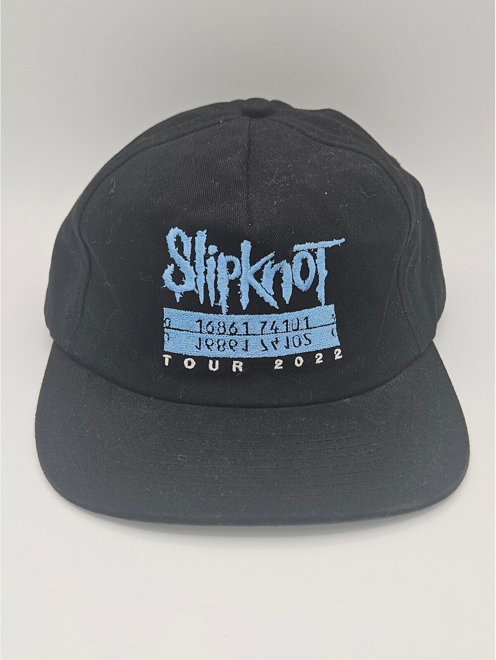 Slipknot Embroidered Graphic Black Snapback Hat One Size